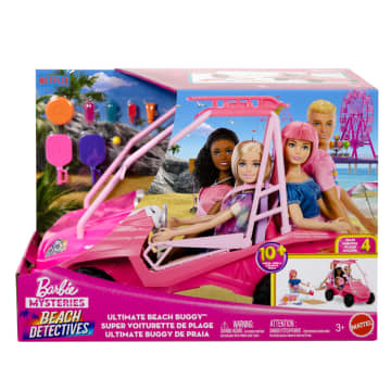 フェラーリとビーチ系バービー Barbie Mysteries Beach Detectives Ultimate Beach Buggy Vehicle and