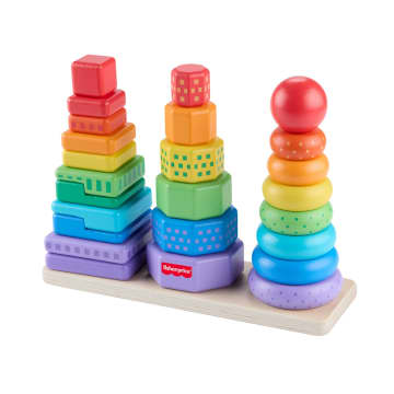 Fisher-Price Juguete para Bebés Torres de Actividades de Madera - Image 4 of 6