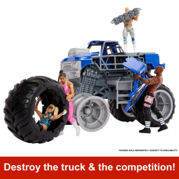 WWE Vehicle Wrekkin Slam Crusher Monster Truck - Image 4 of 6