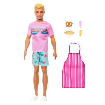Barbie Mysteries: Beach Detectives Ken Doll in Signature Outfit With Storytelling Accessories - Imagem 4 de 5