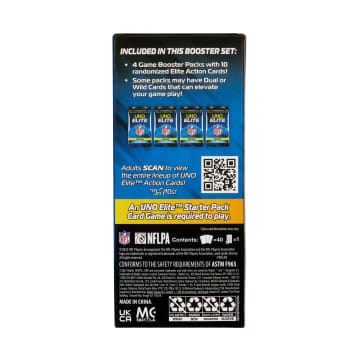 UNO Elite NFL 2025 Alt Jerseys Edition Booster Set Plus With 40 Elite Action Cards (Players May Vary) - Image 6 of 6