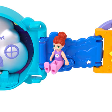 Polly Pocket Pocket On The Go Fun Collection Of Mini Playsets With 1 Doll, Moving Features & Clip