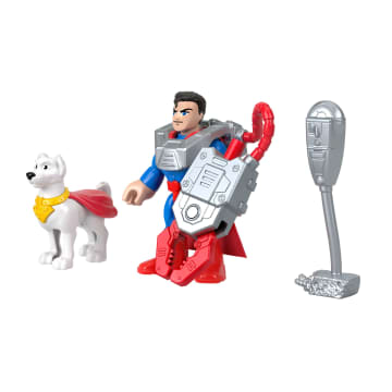 Fisher-Price Imaginext DC Super Friends Metal Force Superman Action Figures & Accessory Set