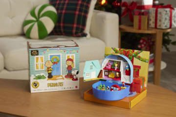 Polly Pocket Micro Dolls And Playset, Collector Peanuts Compact With 7 Accessories - Image 3 of 6