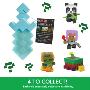 Minecraft Mini Mode Potion Brewing Action Figures With Color Reveal (Characters May Vary)