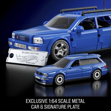 Mattel Brick Shop Hot Wheels Audi Avant RS2 Building Toy Kit (253 Pieces), For Collectors - Image 5 of 6