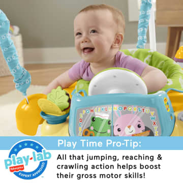 Fisher-Price 2-in-1 Servin’ Up Fun Jumperoo Baby Activity Center With Music Lights & Smart Stages