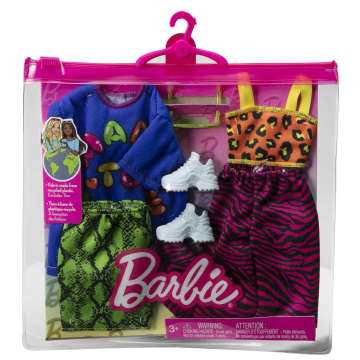 Barbie CloThes, Vibrant Fashion And Accessory 2-Pack For Barbie Dolls - Image 2 of 3