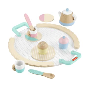 Fisher-Price Juguete para Bebés Juego de Té de Madera