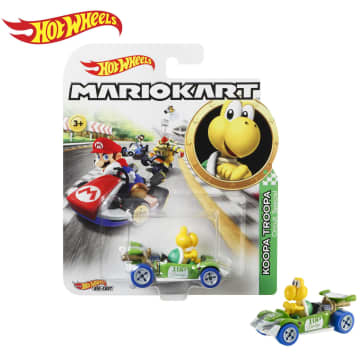 Hot Wheels Mario Kart Vehículo de Juguete Koopa Troopa Circuit Special - Imagen 5 de 5