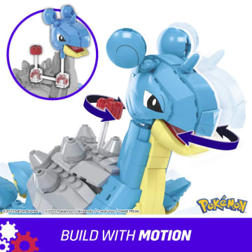 MEGA Pokémon Lapras Building Toy Kit With Action Figure (527 Pieces) For Kids - Imagem 3 de 5