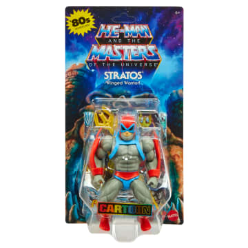 Masters of the Universe Origins Figura de Acción Stratos Colección Cartoon de 5.5"