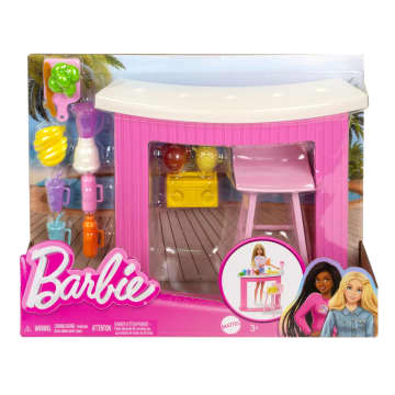Barbie Accessories, Doll House Furniture, Smoothie Bar Story Starter