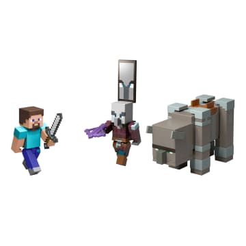 Mattel Minecraft – Noob's First Day Story Pack, Statuetta 3.25 Pollici (8,2 Cm), Per Bambini 6+, Collezionabile - 2
