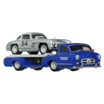 Hot Wheels Collector Veículo de Brinquedo Caminhão de transporte Carry on e Porsche 906 Carrera 6 66
