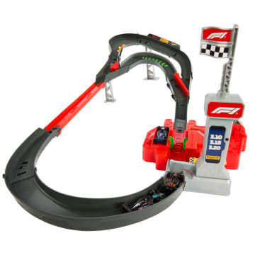 Hot Wheels Racing Formula 1 Sprint Race Circuit Track Set With 3 Die-Cast Toy Cars in 1:64 Scale