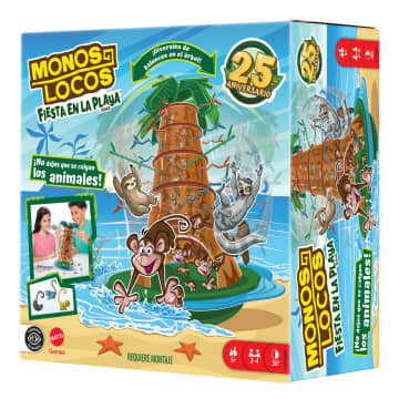 Mattel Games Juego de Mesa Monos Locos 25 Aniversario - Imagem 4 de 4