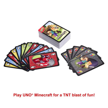 UNO Card Game, Gifts For Kids, Minecraft Themed, Storage Tin Box - Image 4 of 6