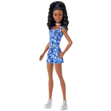 black barbie doll blue dress Fashionistas #229, Doll with Down Syndrome Wearing Heart-Print Dress, Created in Partnership with The National Down Syndrome Society : Toys & Games Designed to reflect the world kids see today Cool blue barbie | Beautiful