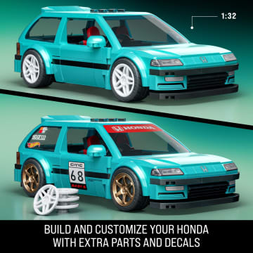 Mattel Brick Shop Hot Wheels Custom '90 Honda Civic EF | Mattel