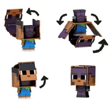 Minecraft Flippin' Figs Coffret de 2 Sunny et Dragon de L’ender - Imagen 5 de 6