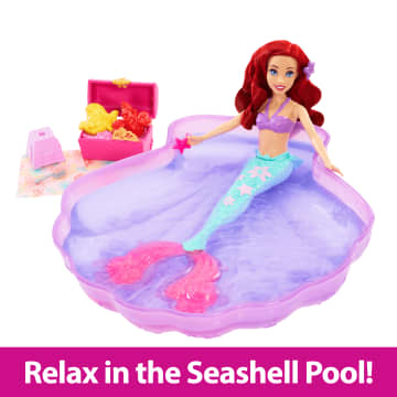Disney Princess Ariel Doll & Pool Set With Moldable Sand, inspired By Disney The Little Mermaid - Imagen 4 de 6