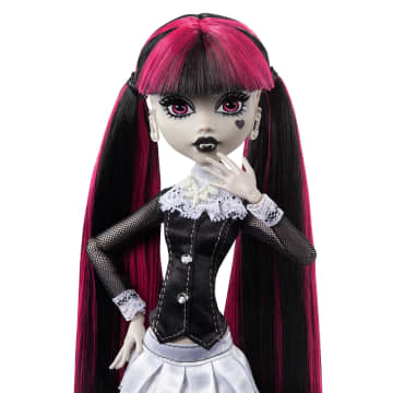 Monster High Doll With Posters, Draculaura in Black And White - Image 3 of 6