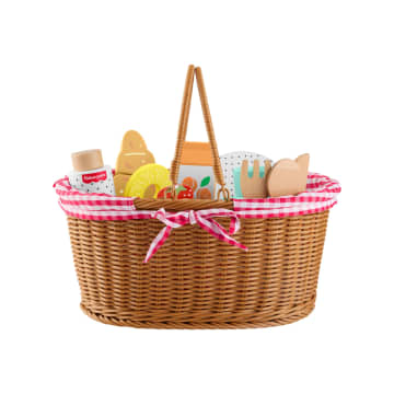 Fisher-Price Juguete para Bebés Canasta de Picnic de Madera
