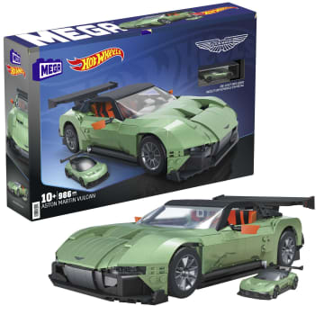 MEGA Hot Wheels Aston Martin Vulcan Vehicle Building Kit (986 Pieces) For Collectors