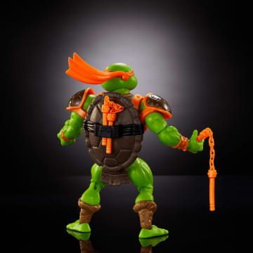 Motu Origins Turtles Of Grayskull Michelangelo Action Figure Toy, TMNT Masters Of The Universe - Image 6 of 6