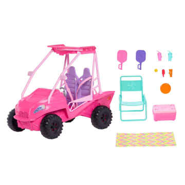 Barbie Mysteries: Beach Detectives Ultimate Beach Buggy Vehicle Playset With 10+ Accessories - Imagem 5 de 5