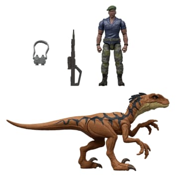 Jurassic World Rebirth Duncan Kincaid & Velociraptor Figures Pack, 3.75-Inch Scale - Image 5 of 5