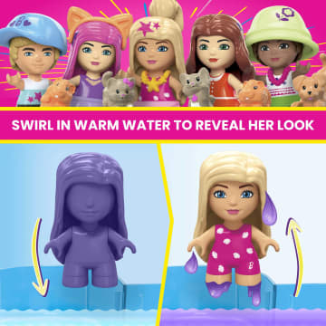MEGA Barbie Color Reveal Dreamhouse Toy Building Set