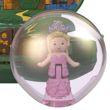 Polly Pocket Micro Dolls And Playset, Collector Wicked Compact With Hat And Bubble Accessories