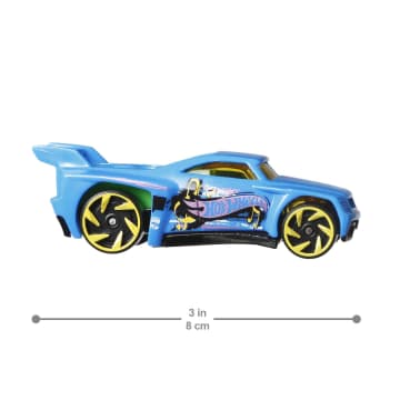 Hot Wheels Super Rigs, 1:64 Scale Toy Car And Matching Transporter, 2 Vehicles