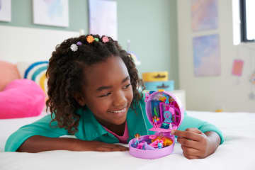 Polly Pocket  Coffret  Sauvetage du Dauphin, 2Micro-Poupées, Anim.