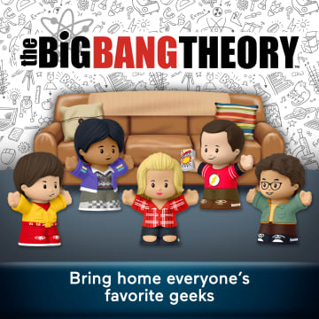 Little People Collector The Big Bang Theory TV Show Special Edition Set, 5 Figures