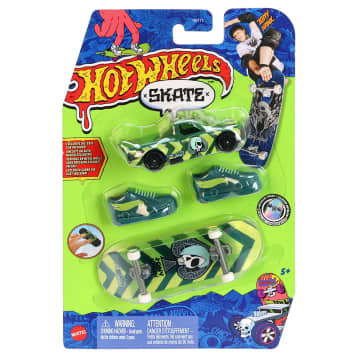Hot Wheels Skate Veículo de Brinquedo Skateboard de Coleção SOLDIER GRIND™ + DRAFTNATOR ™ com Diecast - Image 5 of 5