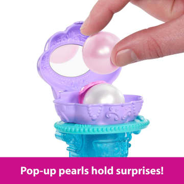Disney Princess Ariel Vanity Pop Mermaid Fashion Doll & Vanity With 5 Pop-Up Surprises - Imagem 3 de 6