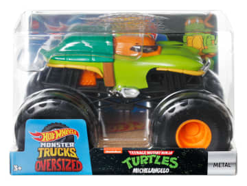 Hot Wheels Monster Trucks Veículo de Brinquedo Michaelangelo Escala 1:24 - Image 5 of 5