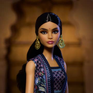 Barbie Signature Diwali Doll By Anita Dongre Wearing Festival Of Lights Look, Holiday Collectible - Image 3 of 6