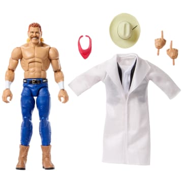 WWE Elite Legends Smoking Guns Billy Gunn Action Figure & Accessories, Series 27 6-Inch Collectible Set
