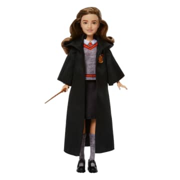 Hermione Granger Fashion Doll in Movie-inspired Hogwarts Uniform With Wand Accessory