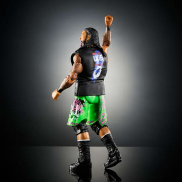 WWE Figura de Acción Elite Jimmy Uso verde - Imagen 6 de 6