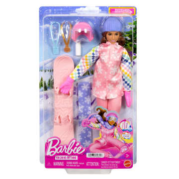 barbie winter dress up games Snowboarder Doll and Accessories Simple Short Beach Bohemia vvshne COLOR:Black/Ecru Just in time for