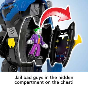 Fisher-Price Imaginext DC Super Friends Batman Flight Mech Toy With Lights, Sounds & Action Figure - Imagem 5 de 6