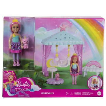 Barbie®-La Tête Dans Les Étoiles-Coffret Avec Poupée Chelsea et Chat