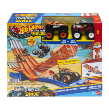 Hot Wheels Monster Trucks Pista de Juguete Carrera de Destrucción - Image 6 of 6
