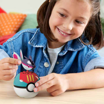 MEGA Pokémon Jogo de Construção Pokébola Colecionável Finneon - Image 2 of 6