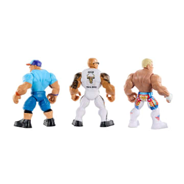 Wwe  Knuckle Crunchers  Coffret de 3Figurines Articulées et Acc. - Imagen 5 de 6